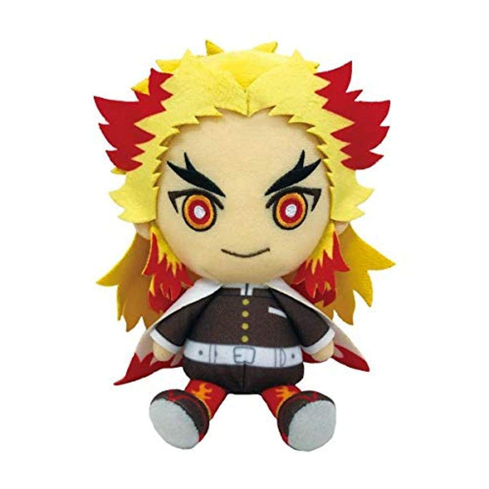 Bandai Demon Slayer Kyojuro Rengoku chibi plush full figure for display