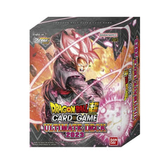 Bandai Dragon Ball Super Ultimate Deck 2023 front cover with silver foil cards for tournament-ready play