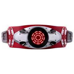 Bandai DX Kamen Rider No.2 belt front view with LED lights for dramatic transformation.