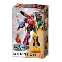 Bandai DXROBO Universe close-up Gokaier figure reveals detailed craftsmanship.