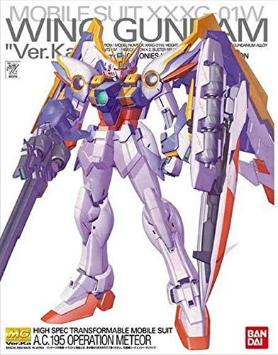 Wing Gundam VER.Ka in bird mode showcasing transform capability