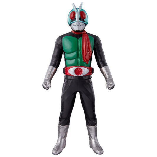Bandai Kamen Rider New 1 soft vinyl figure for play and display.