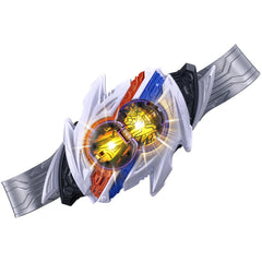 Bandai Kamen Rider Zeztz DX Nox Driver front view highlights authentic belt design for cosplay
