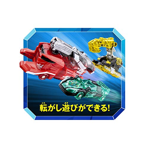 Bandai Kiramaager DX Kiramaizin assembled display showing combined power
