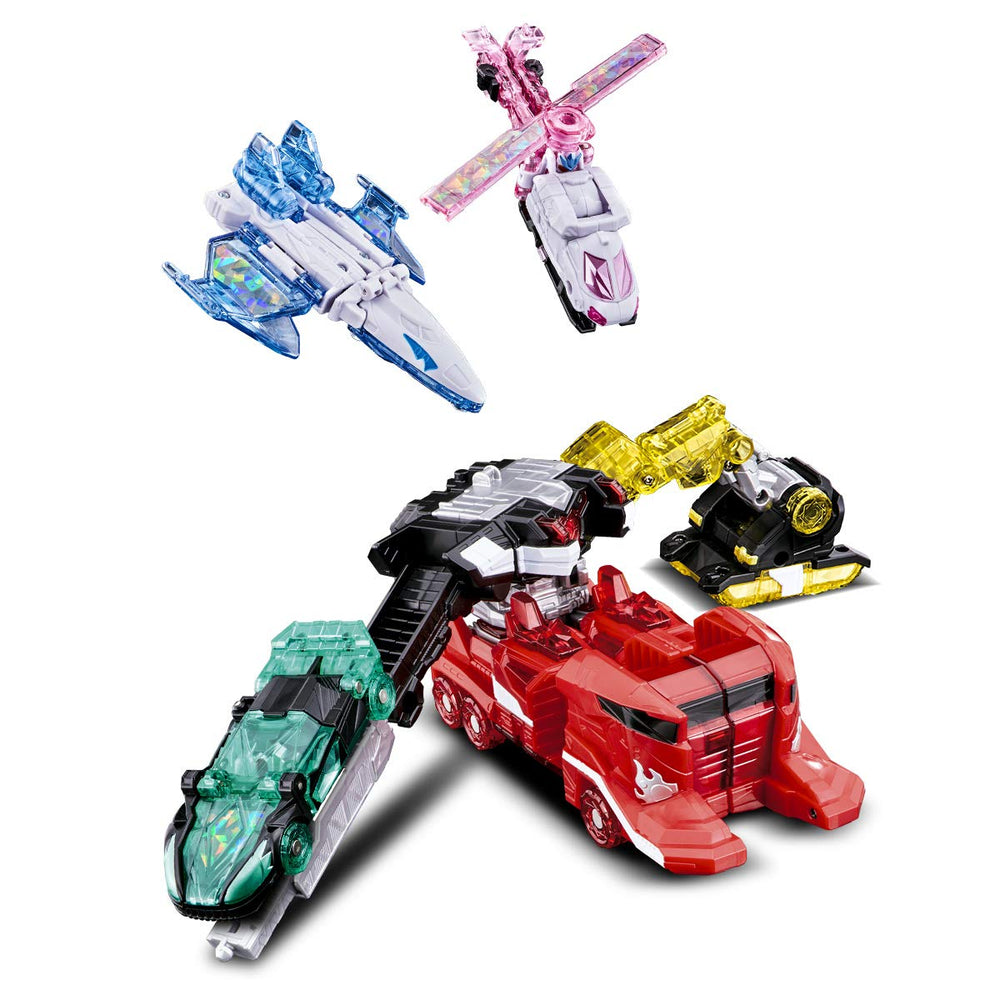 Bandai Kiramaager DX Mashin Shovellow ready for dynamic display and storytelling