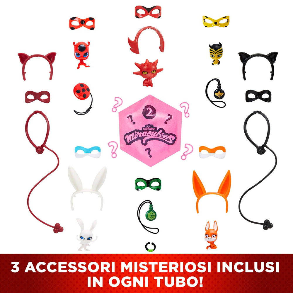 Bandai Miraculous Ladybug doll in costume and mask prepared for play