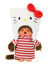 Bandai Monchhichi plush, 20 cm, featuring nostalgic Monchhichi details.