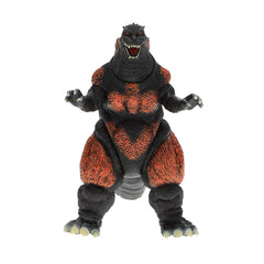 Bandai Namco Burning Godzilla figure close-up eye detail highlights realism.