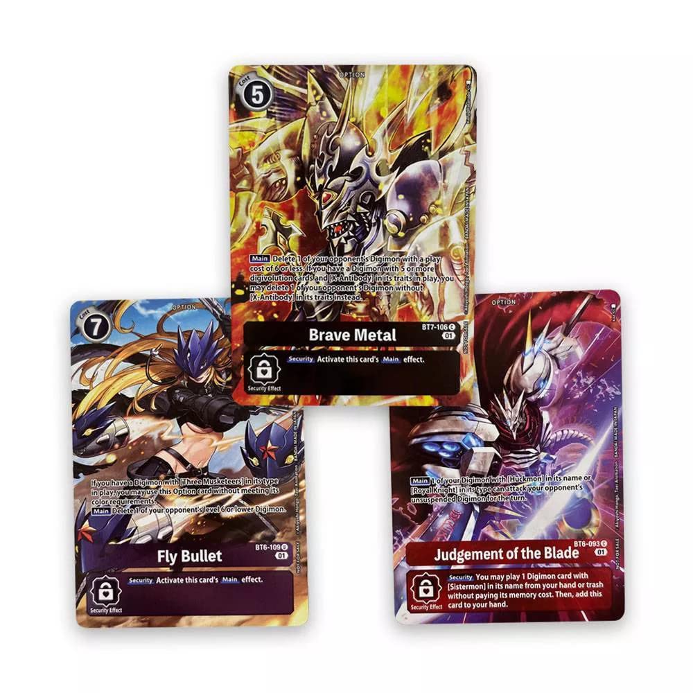 Bandai Namco Digimon Premium Deck PD-01 inner cards arranged for quick strategy bursts.