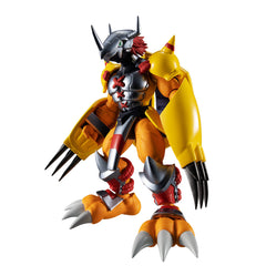 Bandai Namco Digimon WarGreymon SHODO 3.5-inch figure front view, ideal for display.