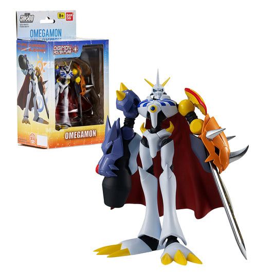 Bandai Namco Omegamon SHODO 3.5-inch figure front view for display and collection