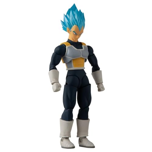 Close-up of Vegeta's armor and sculpted facial detail.