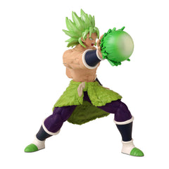 Close-up of Broly detailing on Bandai Namco Attack Collection figure.