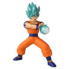 Bandai Namco Dragon Ball Super Blue Goku 7in head detail for close-up display.