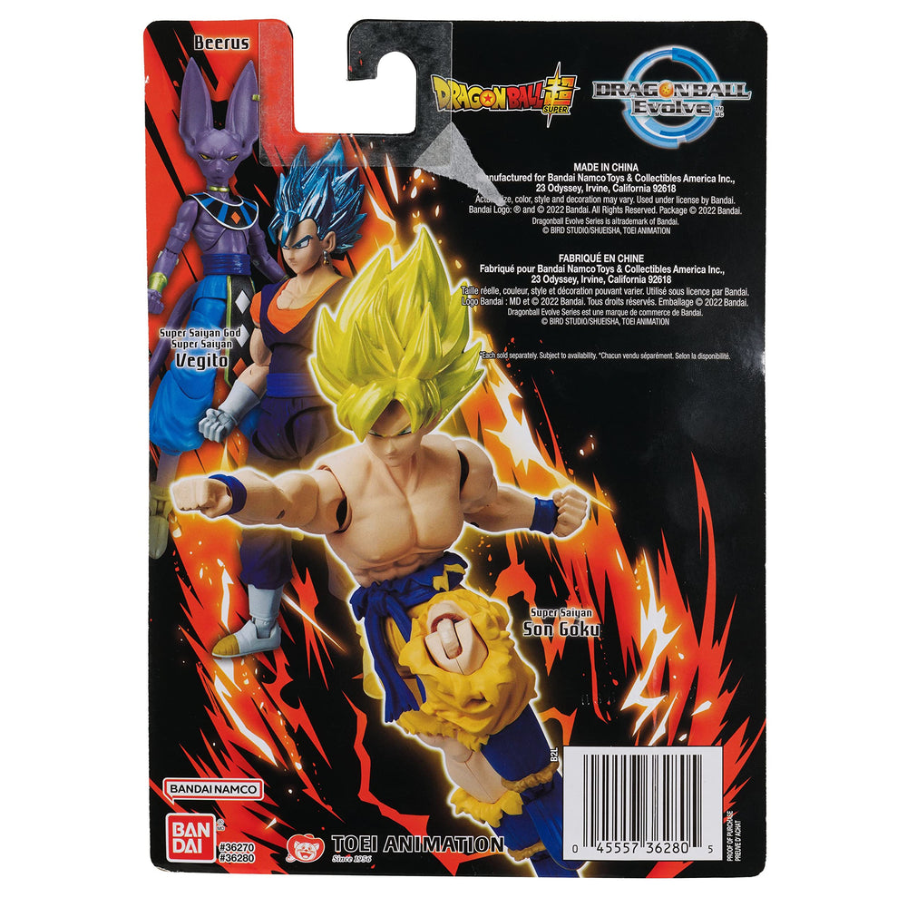 Bandai Namco Dragon Ball Super Evolve Goku β authentic styling for faithful anime homage