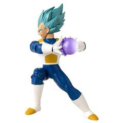 Bandai Namco Dragon Ball Super Vegeta Blue side view showcasing detailed sculpt and vibrant coloring