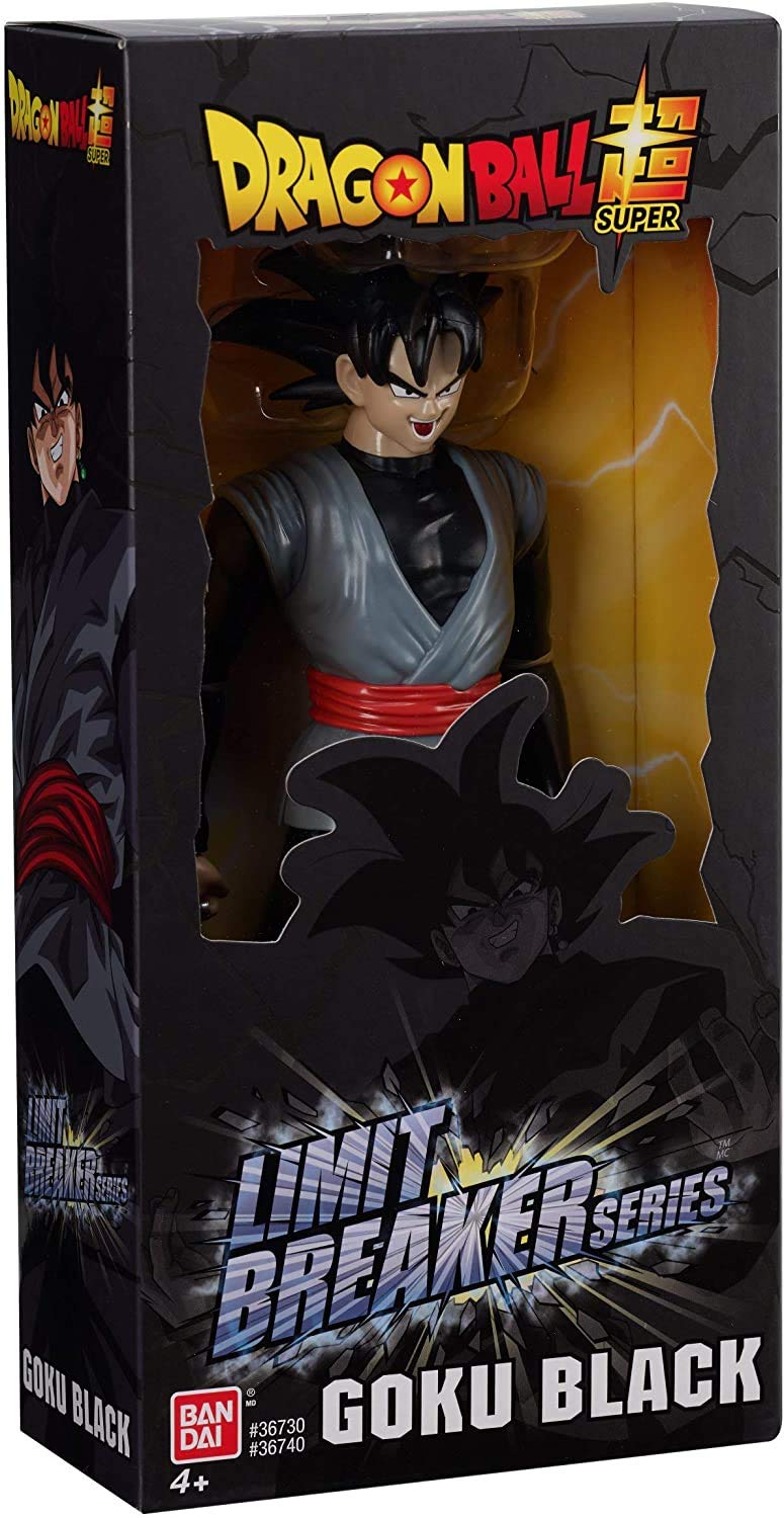 Unboxing view of the Bandai Namco Limit Breaker Goku Black figure