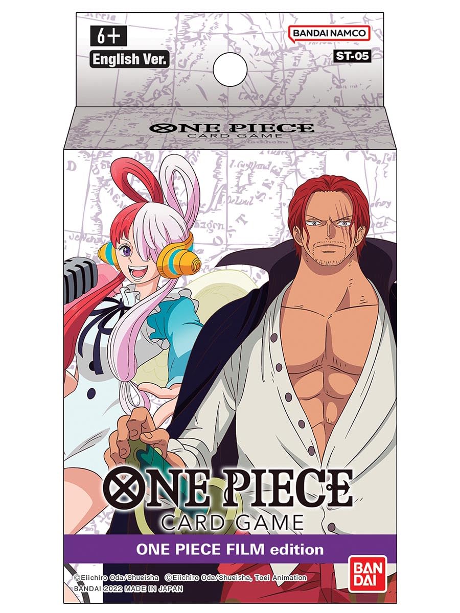 Bandai Namco ONE PIECE TCG Film Edition ST-05 starter deck visual for quick learning and game night