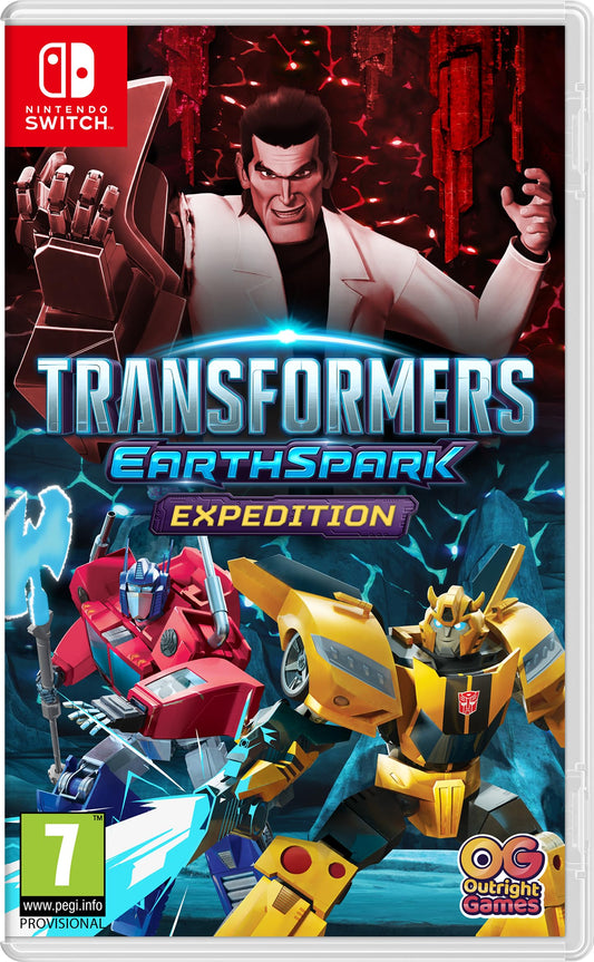 Bandai Namco Transformers Earthspark Expedition cover image highlighting open-world adventure
