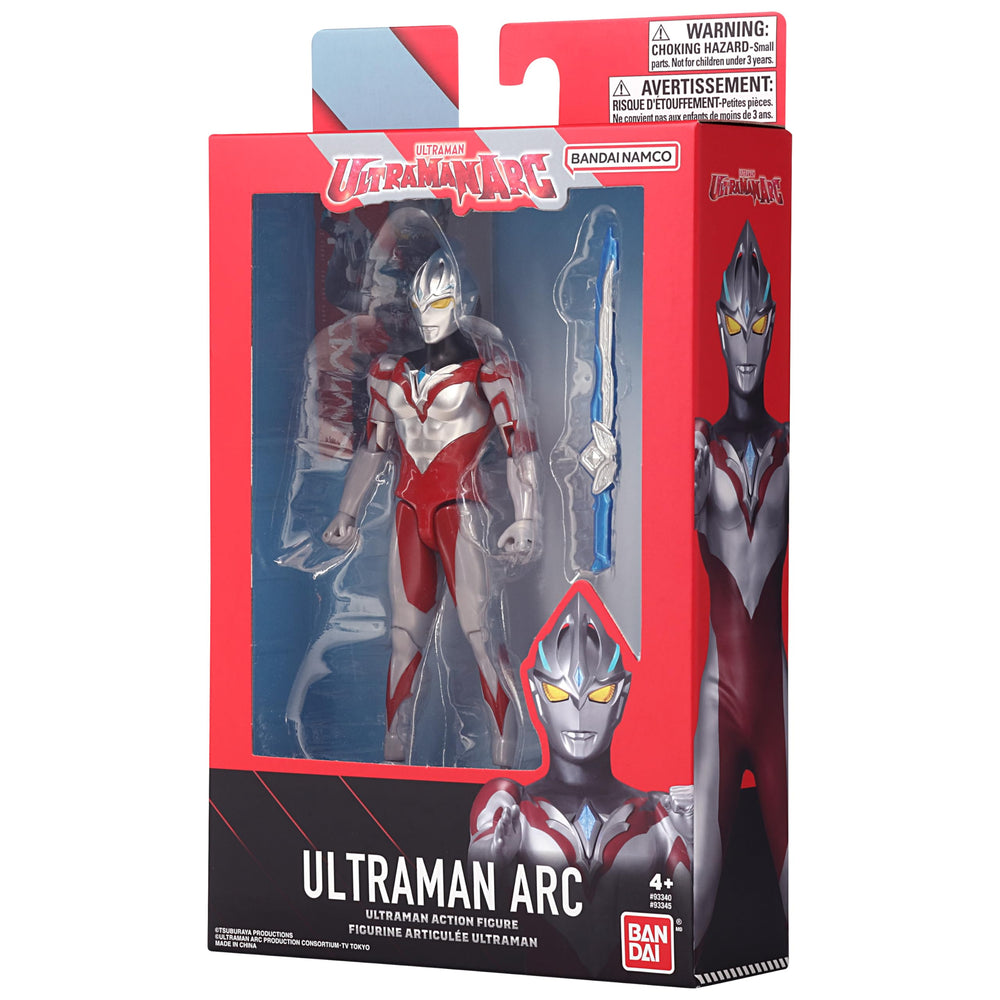 Bandai Namco Ultraman Arc 6-inch close-up detail reveals intricate sculpt work.