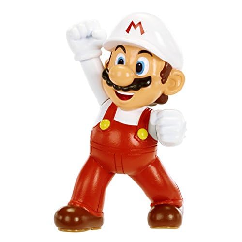 Bandai Namco World of Nintendo Fire Mario figure packaging with Wave 34 branding