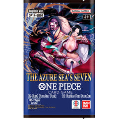 OP-14 booster pack front view showing vibrant card artwork; great for quick pull excitement.