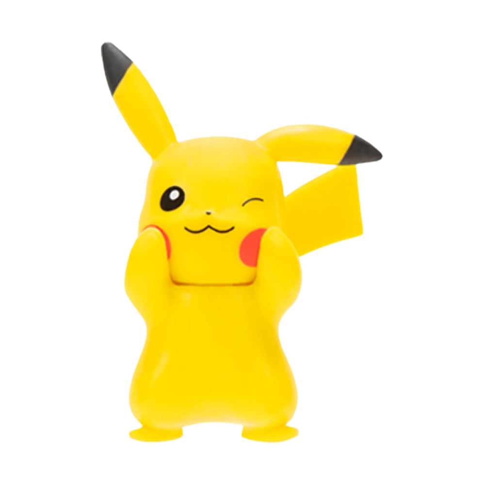 Bandai Pokémon Pikachu variant pose illustrates diverse expressions for display.