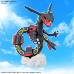 Bandai Pokemon Plamo Rayquaza rotating torso for flexible posing options
