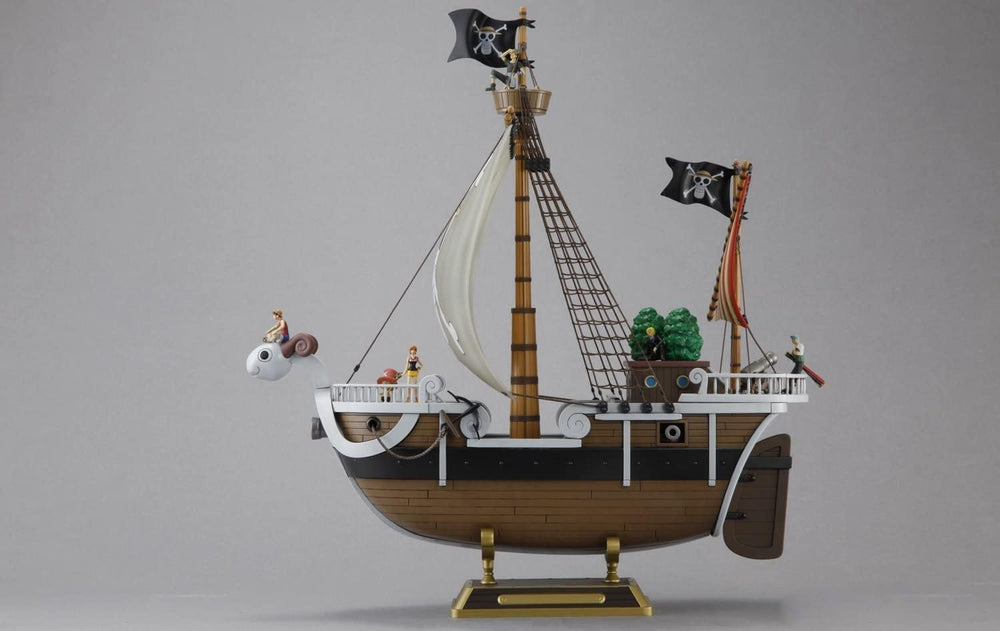 Bandai Spirit Going Merry pirate figures ready for painting and posing.