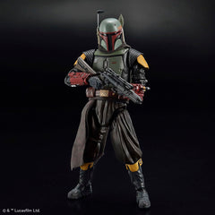 Bandai Spirits Boba Fett Mandalorian Ver fabric scarf texture for realistic pose.