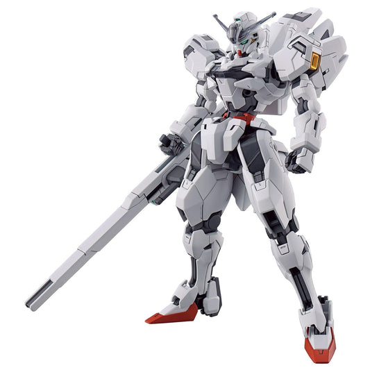 Bandai Spirits Gundam Calibarn front view showcases precise HG scale for display and collection.