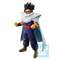 Bandai Spirits Ichibansho Dragon Ball Son Gohan 9.8-inch statue for refined shelf presence.