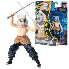 Bandai Ultimate Legends Inosuke Hashibira front view for display.