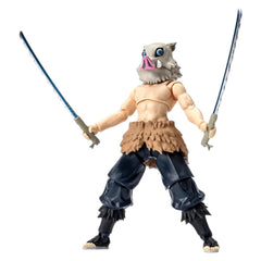 Bandai Ultimate Legends Inosuke Hashibira posed with sword.