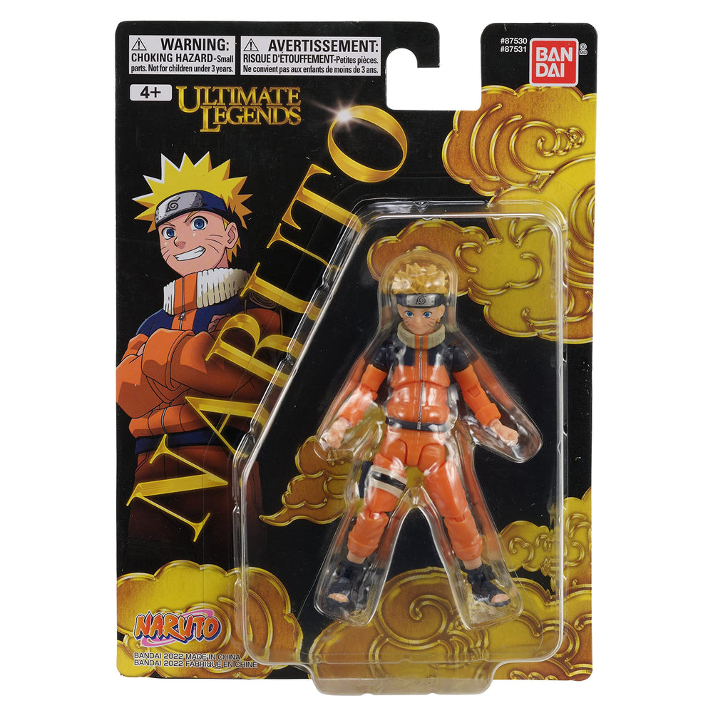 Bandai Ultimate Legends Naruto Young figure packaging shot.