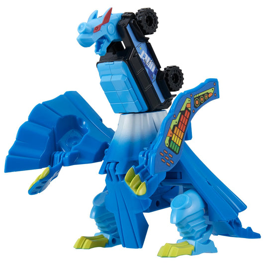 Bandai Unitrobo Off-Road Mount Fuji front view, compact 16 cm robot for quick transformations