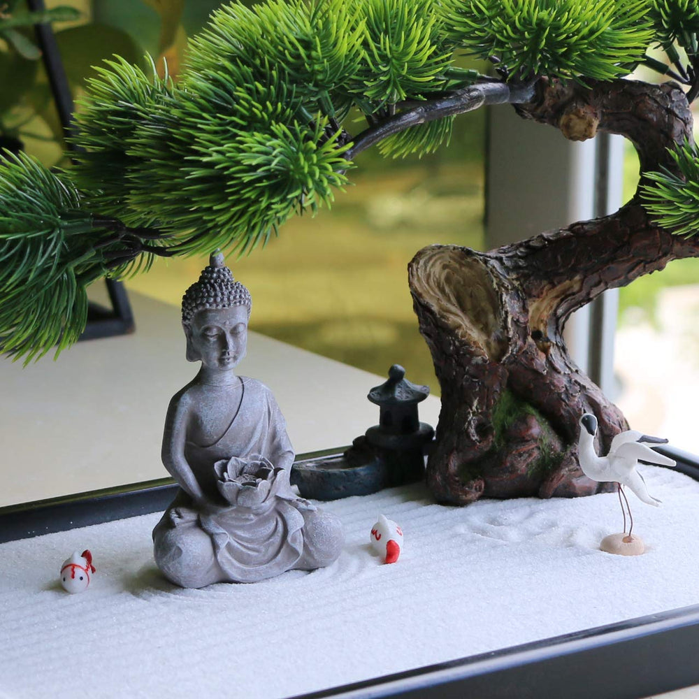 BangBangDa Zen Garden Kit crane birds adding calm to your workspace
