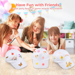 B bangcool white cap ideal as party favors or group craft activity