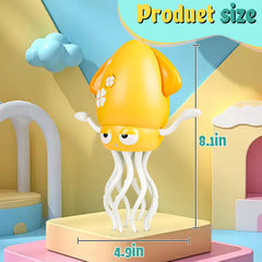 Bangzi Dancing Octopus toy includes a fishing rod for extended pretend play.