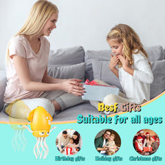 Bangzi Dancing Octopus toy USB rechargeability supports easy, battery-free sessions.
