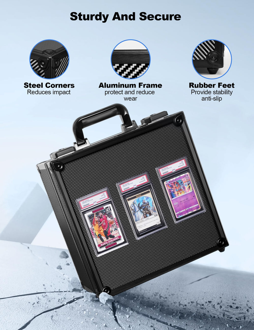banloga carbon-fiber-look slab case combines style and rugged durability