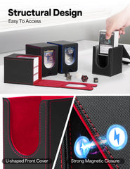 banloga card deck box closure with magnets provides secure protection.