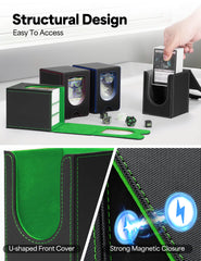 Banloga card deck box magnetic closure provides secure protection.