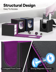 banloga Card Deck Box magnets providing secure closure