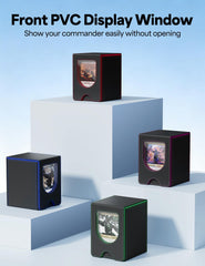 banloga u-shaped opening lid enables fast card retrieval