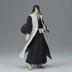 Banpresto Byakuya Kuchiki official packaging emphasizes licensed product status.