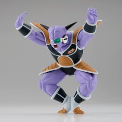 Banpresto Captain Ginyu ready-to-display figure on compact stand.