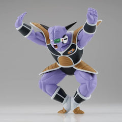 Banpresto Captain Ginyu side view, showcases precise sculpt for display.