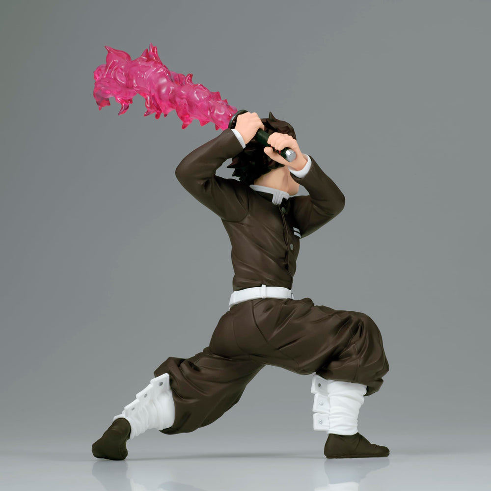 Banpresto Tanjiro Kamado II figure alongside other Banpresto figures on a diorama.