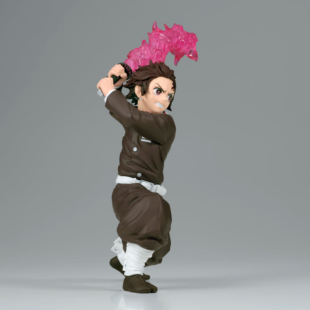 Banpresto Tanjiro Kamado II figure packaging with licensing label.